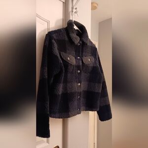Cozy Flannel Teddy Sweater